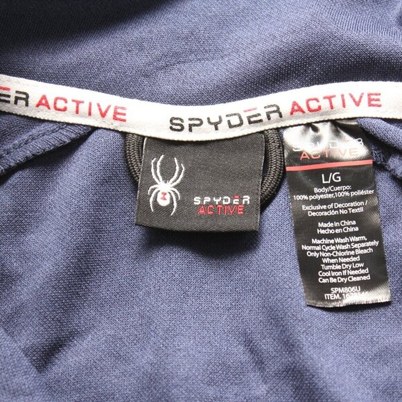 Spyder Active Pro WEB Jacket Full Zip Gym Outdoor Long Sleeve Mens Sz Large - Picture 3 of 7